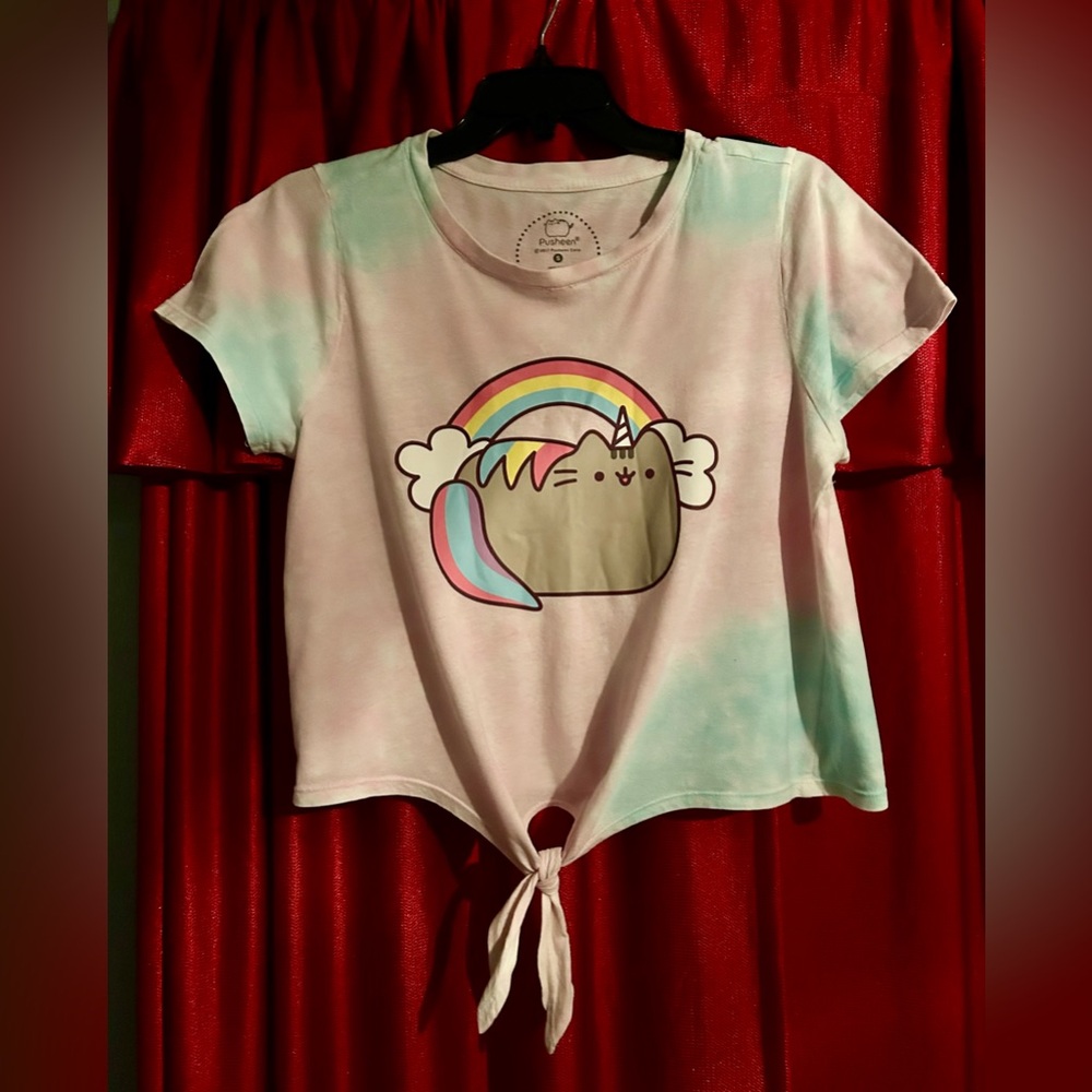 Kids' Rainbow Cat Graphic Tee
